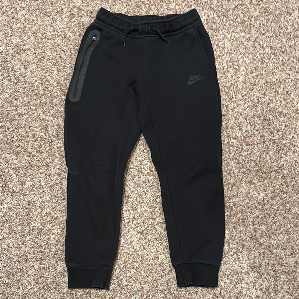 Nike Kids Fleece Tech Black Joggers